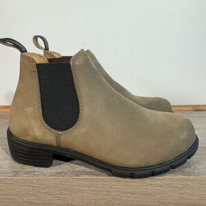 Blundstone 000910 Ankle Chelsea Boot Women’s Size 6.5 (US) Tan Nubuck Leather